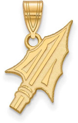 Image of 10K Yellow Gold Florida State University Medium Pendant by LogoArt (1Y072FSU)