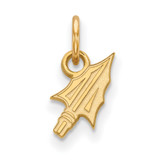 10K Yellow Gold Florida State University X-Small Pendant by LogoArt (1Y070FSU)