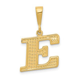 Image of 10K Yellow Gold Initial E Pendant