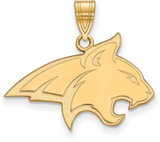 Image of 10K Yellow Gold Montana State University Large Pendant by LogoArt (1Y004MTU)