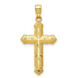 Image of 10K Yellow Gold Passion Cross Pendant 10C1315