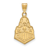 10K Yellow Gold Purdue Large Pendant by LogoArt (1Y039PU)