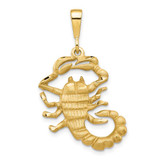 Image of 10K Yellow Gold Scorpio Pendant