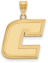 Image of 10K Yellow Gold The University of Tennessee at Chattanooga LogoArt Pendant 1Y002