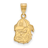 10K Yellow Gold University of Georgia Medium Pendant by LogoArt (1Y045UGA)