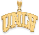 Image of 10K Yellow Gold University of Nevada Las Vegas Large Pendant by LogoArt 1Y002UNL