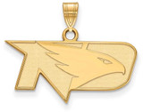Image of 10K Yellow Gold University of North Dakota Small Pendant by LogoArt (1Y002UNOD)