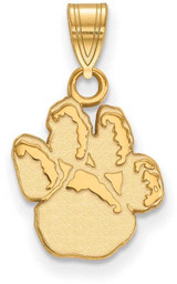 Image of 10K Yellow Gold University of Pittsburgh Small Pendant by LogoArt (1Y042UPI)
