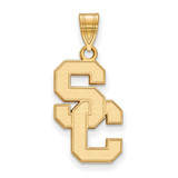 10K Yellow Gold University of Southern California Large Pendant LogoArt 1Y004USC