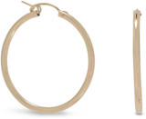 Image of 12/20 Gold-filled 2mm x 34mm Hoop Earrings