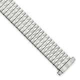 Image of 12-16mm 5.75" Silver-tone ThinFlexo Expansion Stainless Steel Watch Band