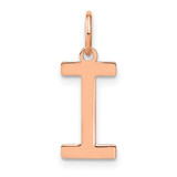 Image of 14K Rose Gold Letter I Initial Charm XNA1336R/I