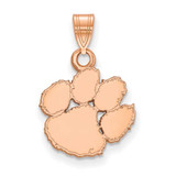 Image of 14k Rose Gold LogoArt Clemson University Small Pendant