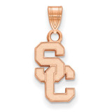 Image of 14k Rose Gold LogoArt University of Southern California Small Pendant