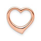 Image of 14k Rose Gold Polished Heart Slide Pendant C2917R