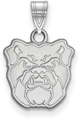 Image of 14K White Gold Butler University Small Pendant by LogoArt (4W001BUT)