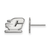 14K White Gold Central Michigan University X-Small Post Earrings by LogoArt