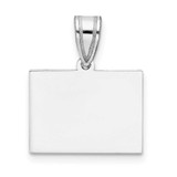 Image of 14K White Gold Colorado State Pendant