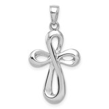 Image of 14K White Gold Cross Pendant K3663