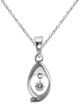 Image of 14K White Gold Diamond Dashing Diamonds Pendant (Chain NOT included) (CM-P8874W)