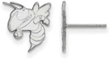 Image of 14K White Gold Georgia Institute of Technology Sm Post Earrings LogoArt 4W048GT