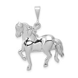 Image of 14K White Gold Horse Pendant WCH88