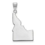 Image of 14K White Gold Idaho State Pendant