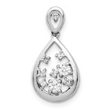 Image of 14K White Gold Lab Grown Diamond SI1/SI2, G H I, Pendant PM4385-020-WLG