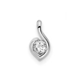 Image of 14K White Gold Lab Grown Diamond SI1/SI2, G H I, Pendant PM5915-016-WLG
