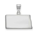 Image of 14K White Gold North Dakota State Pendant