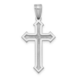 Image of 14K White Gold Passion Cross Pendant XK600