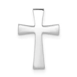 Image of 14K White Gold Polished Cross Slide Pendant