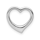 Image of 14K White Gold Polished Heart Slide Pendant C2917W