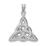 Image of 14K White Gold Polished Trinity Pendant
