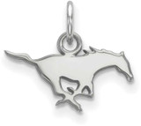 Image of 14K White Gold Southern Methodist University X-Small Pendant by LogoArt