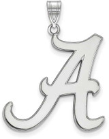 Image of 14K White Gold University of Alabama XL Pendant by LogoArt