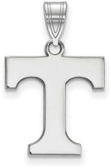 Image of 14K White Gold University of Tennessee Medium Pendant by LogoArt (4W003UTN)