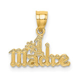 Image of 14K Yellow Gold #1 Madre Pendant