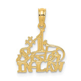 Image of 14K Yellow Gold #1 Sister-In-Law Pendant