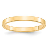 Image of 14K Yellow Gold 2.5mm Lightweight Flat Band Ring