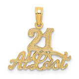 Image of 14K Yellow Gold 21 At Last Pendant