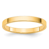 Image of 14K Yellow Gold 2mm Lightweight Flat Band Ring