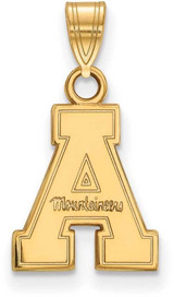 Image of 14K Yellow Gold Appalachian State University Small Pendant by LogoArt (4Y002APS)