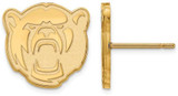 Image of 14K Yellow Gold Baylor University Small Post Earrings by LogoArt