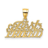 Image of 14K Yellow Gold Best Friend Pendant D3894