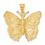 Image of 14K Yellow Gold Butterfly Pendant C859