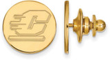 Image of 14K Yellow Gold Central Michigan University Lapel Pin by LogoArt