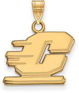 Image of 14K Yellow Gold Central Michigan University Small Pendant by LogoArt
