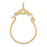 Image of 14K Yellow Gold Charm Holder Pendant
