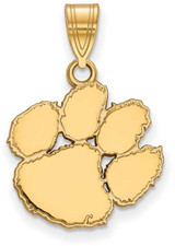 Image of 14K Yellow Gold Clemson University Medium Pendant by LogoArt
